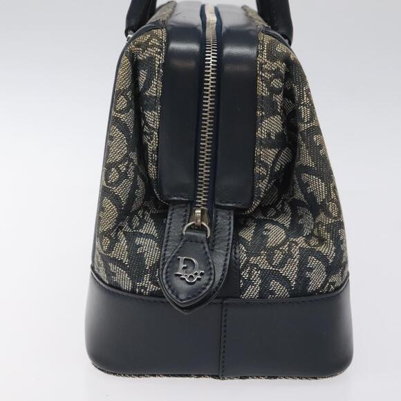 DIOR Trotter Canvas Hand Bag Navy - Picture 4 of 12